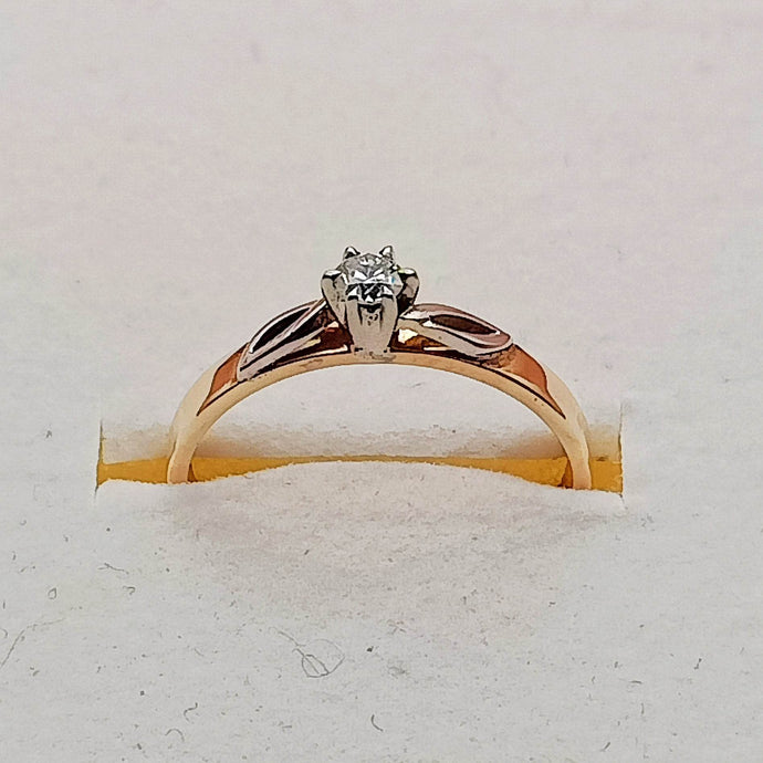 9 ct yellow gold Diamond ring - Karlen Designs 