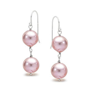 Pink Moon Earrings - Karlen Designs 