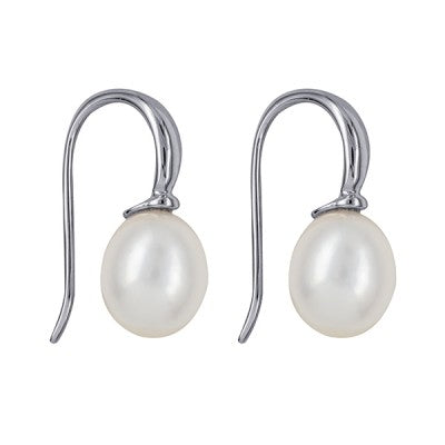 Sterling Silver Freshwater Cultured Pearl Earwires - Karlen Designs 