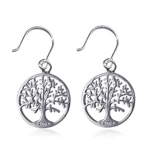 Silver 'Tree of Life' Earrings - Karlen Designs 