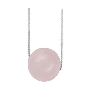 Silver Rose Quartz Bead - Karlen Designs 