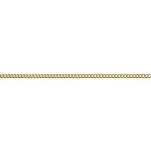 9ct Gold Round Curb Chain 1.40mm 45cm - Karlen Designs 