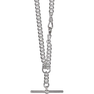 Sterling Silver Solid Curb Fob Chain - Karlen Designs 