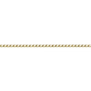 9ct Yellow Gold Long link Curb Chain 45cm - Karlen Designs 