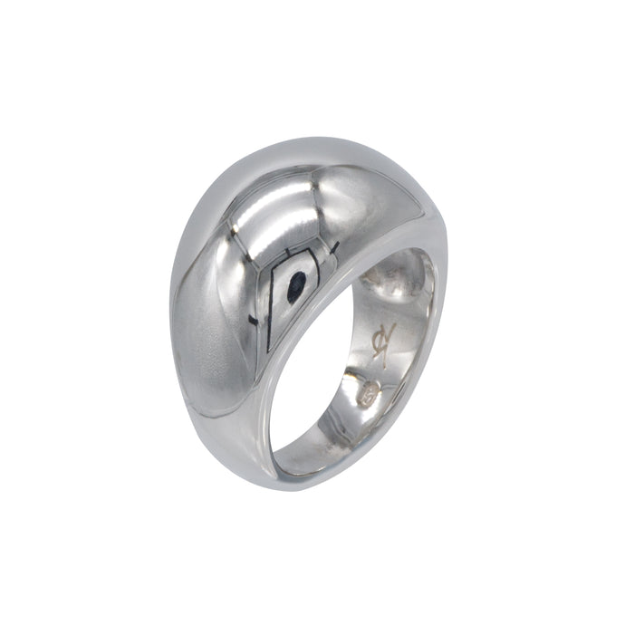 Sterling Silver Dome Top Ring - Karlen Designs 